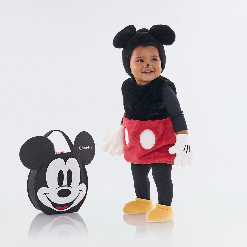 Pottery Barn Kids Mickey Mouse Costume - Black, Red, White, Yellow